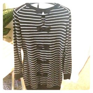 French Connection striped sweater dress/tunic